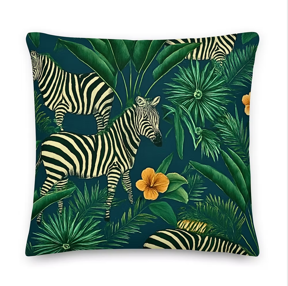 ZEBRA OASIS PILLOW