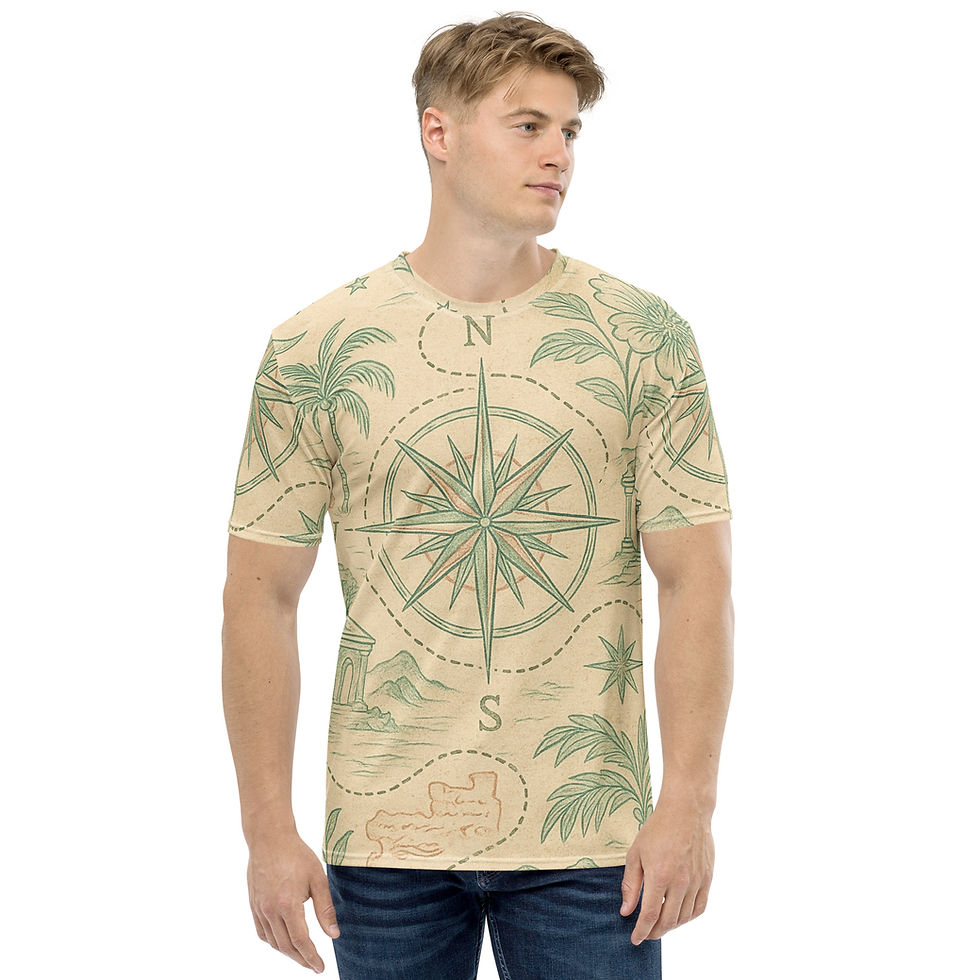 Thumbnail: FADED COMPASS TEE