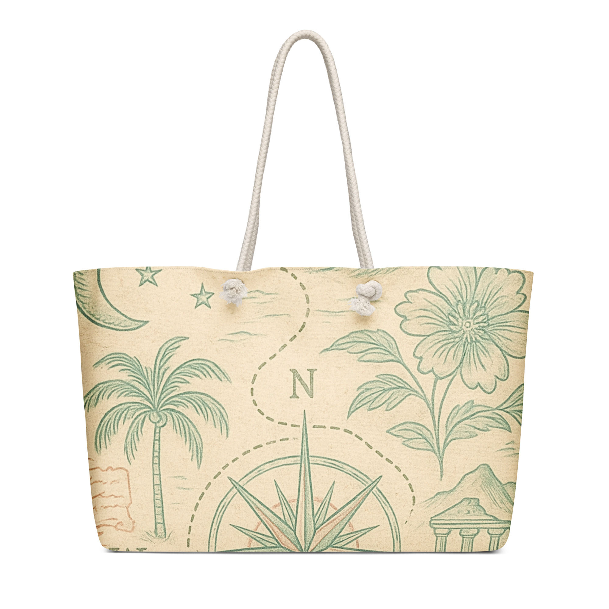 FADED COMPASS WEEKENDER TOTE