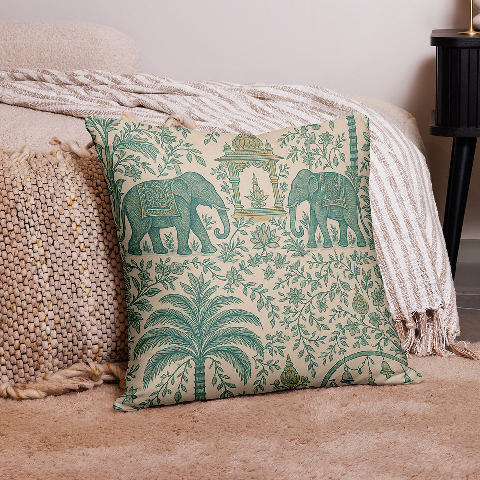 Thumbnail: VERDANT TEMPLE PILLOW