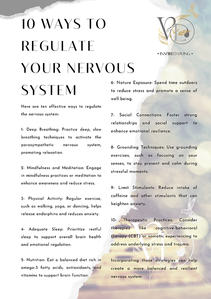 10 Ways To Regulate Your Nervous System