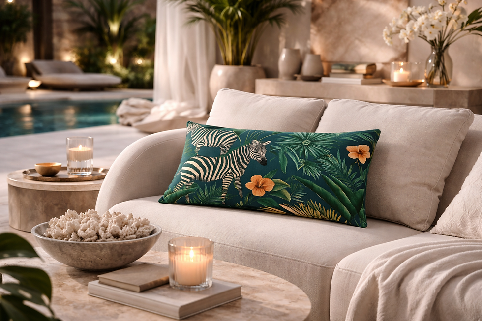 Thumbnail: ZEBRA OASIS PILLOW