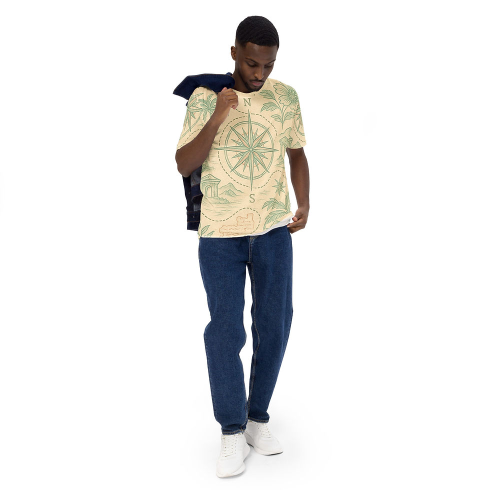 Thumbnail: FADED COMPASS TEE