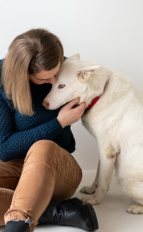 Hundehalter Tierliebe herzenshund weisser Hund alter Hund