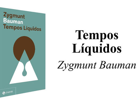 capa do livro Tempos Líquidos, de Zygmunt Bauman