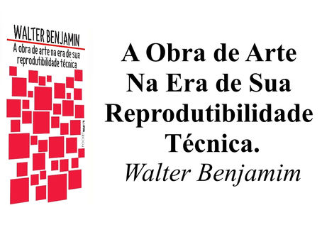capa do livro A obra de arte na era de sua reprodutibilidade técnica