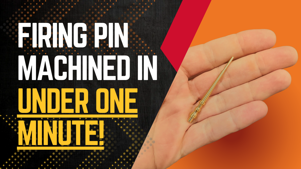Firing Pin Machined in Under 60 Seconds on Eurotech Kobra! | Eurotech ...