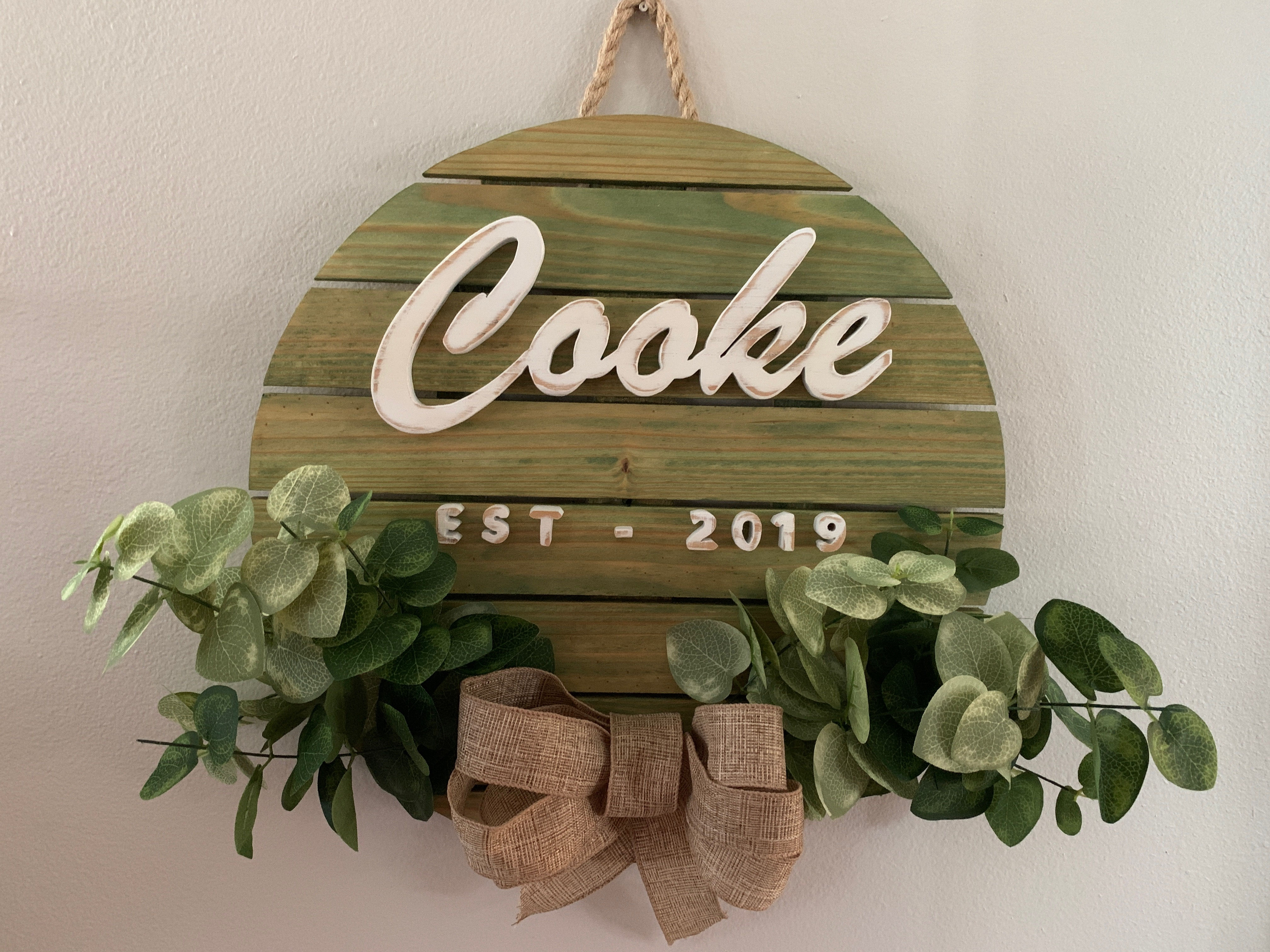 Family Established Date Signs