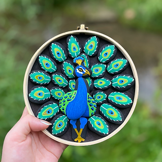 Blauer Pfau