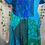 Thumbnail: Batik Babydoll Dress w/ Asymmetric Hem (Mermazed)