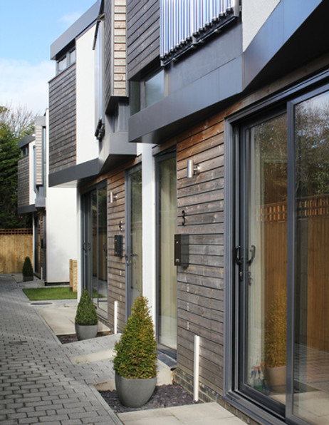 Chandlers Mews by LRAR Ltd is an award-winning residential development that exemplifies contemporary, low-impact urban living