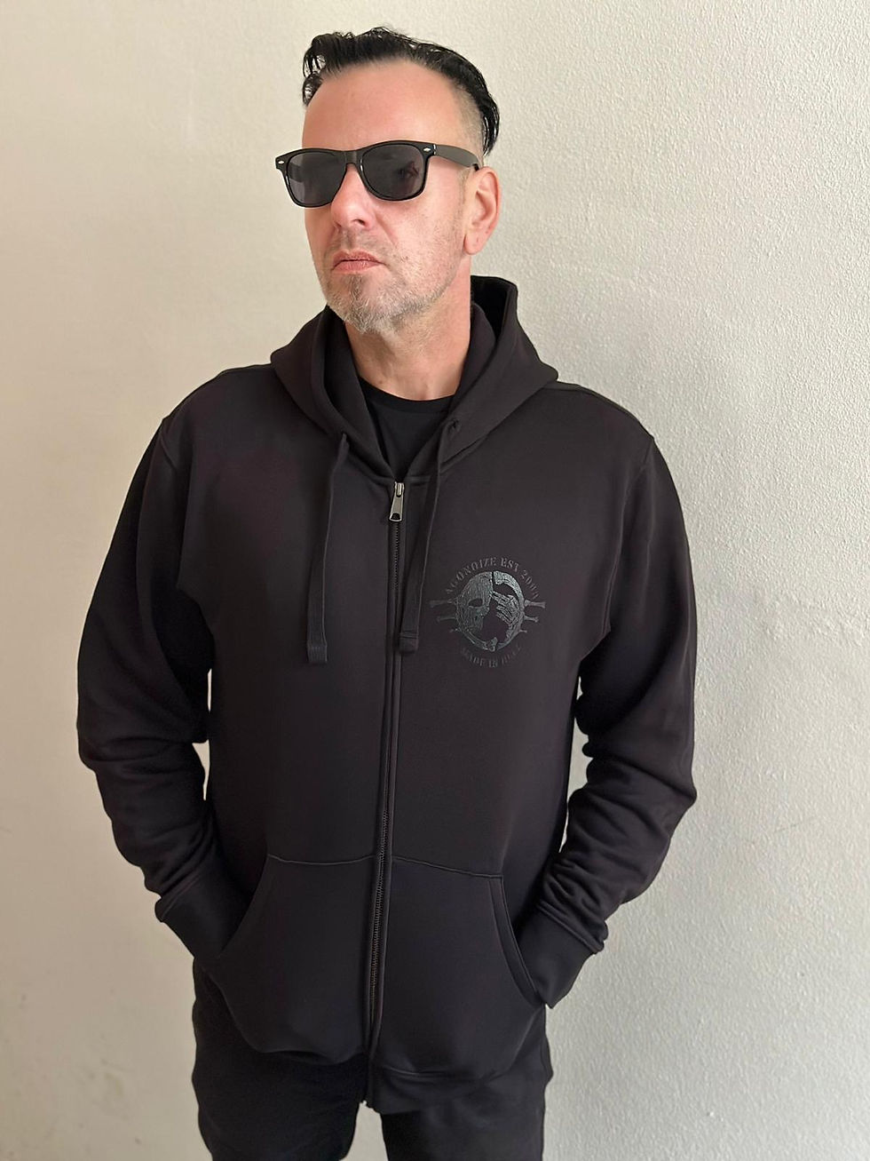 Sweat Jacke  Uni -BLACK