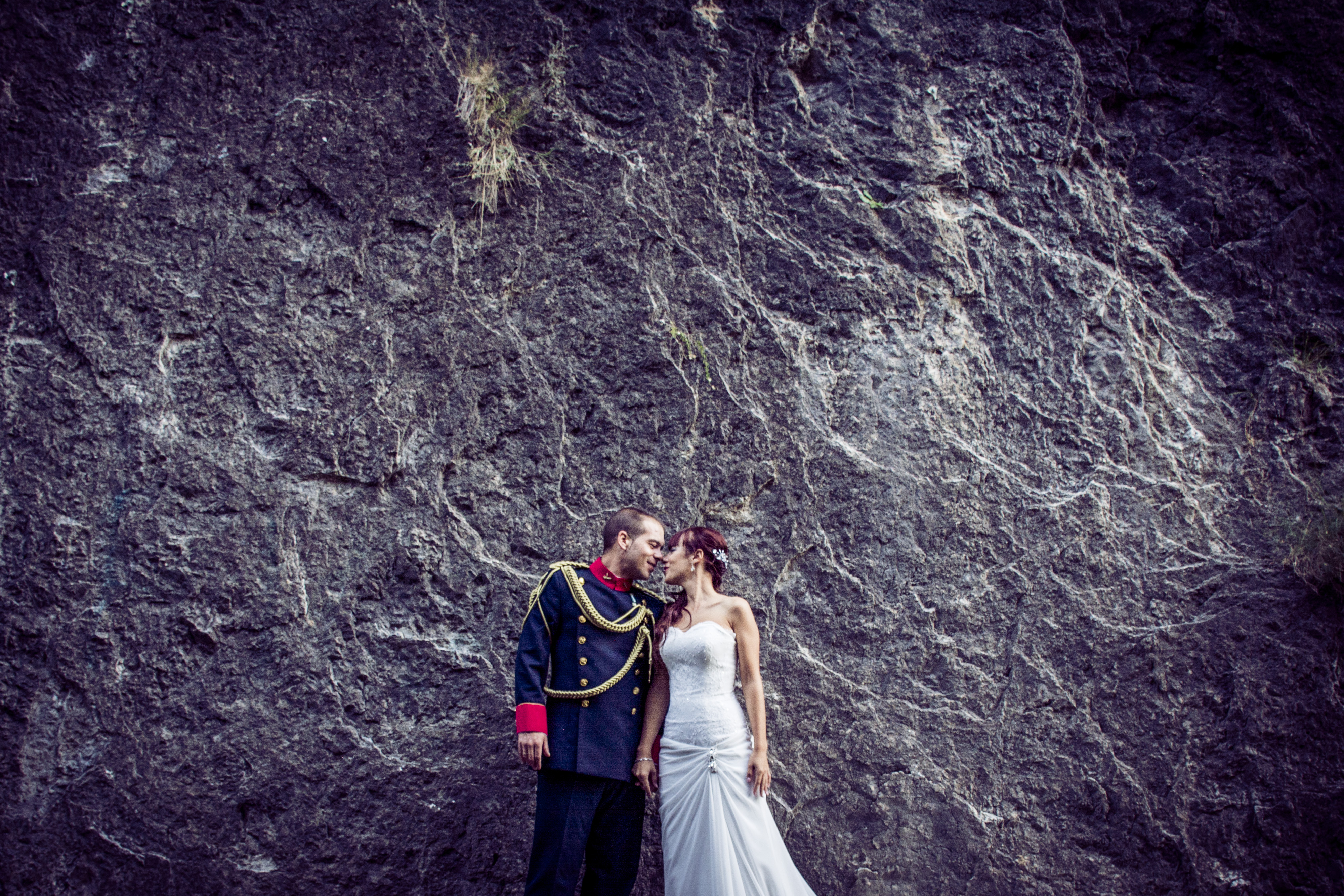 Pared Piedad boda