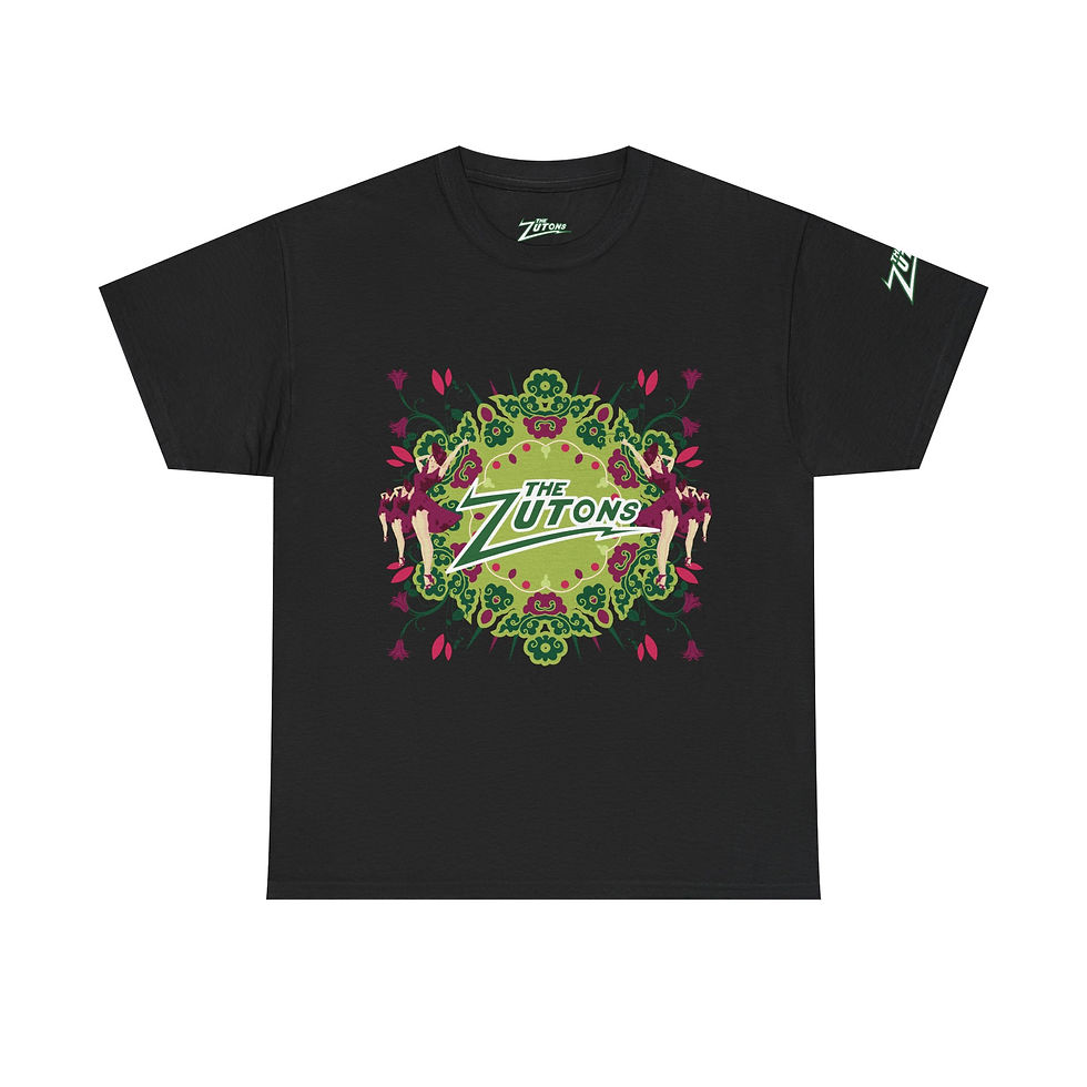 Thumbnail: The Zutons Green Graphic Unisex Heavy Cotton Tee