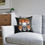 Thumbnail: Spitfire Skull Decor Pillow | Edgy Black Pillow for Skate Enthusiasts