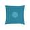 Thumbnail: Spitfire Wheels Retro Swirl Graphic Square Pillow - for Skateboard Enthusiasts