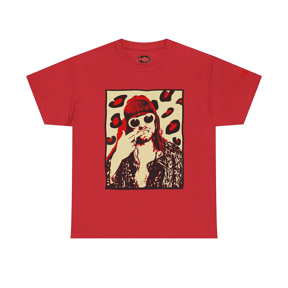 Thumbnail: Vintage Nirvana Kurt Cobain Unisex Heavy Cotton Tee - Retro Rock Graphic T-Shirt