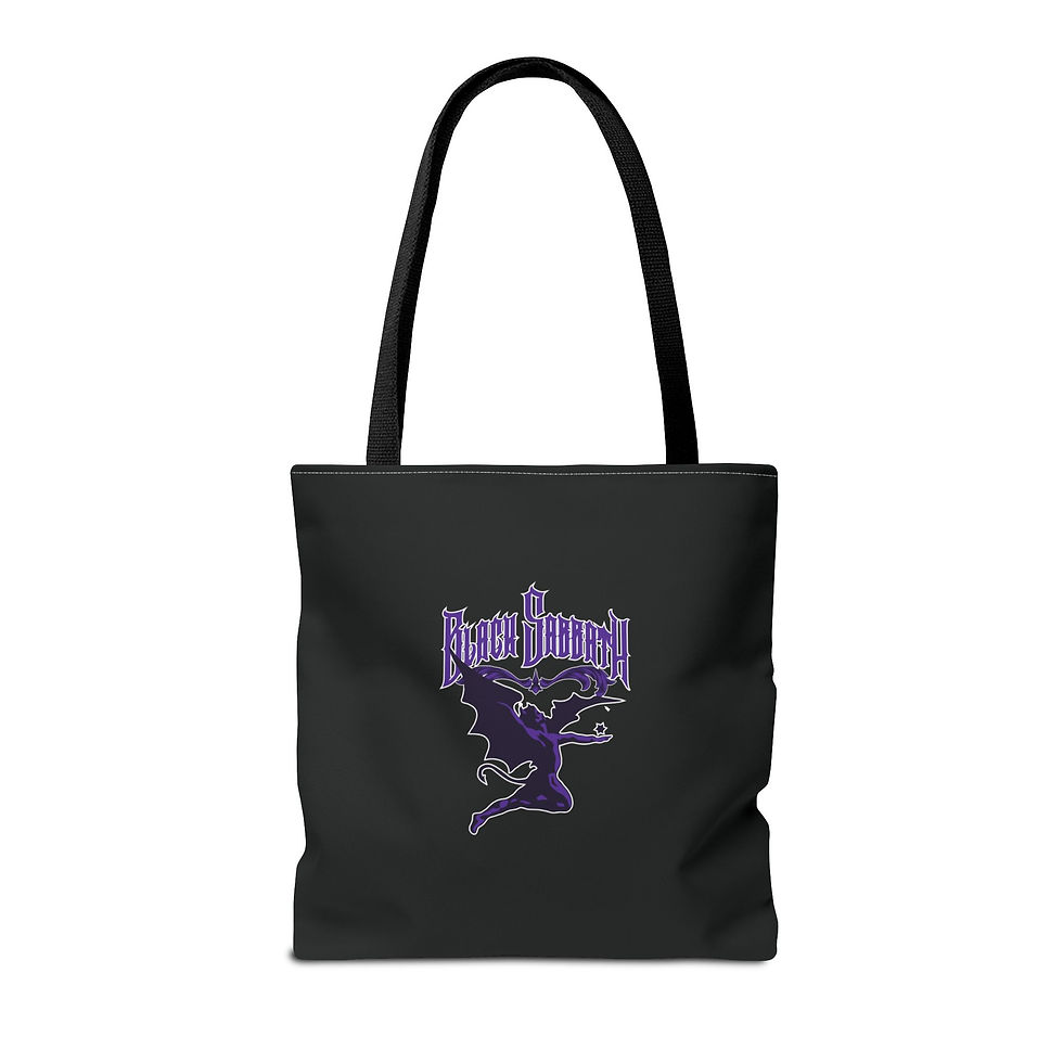 Thumbnail: Black Sabbath Ozzy Gothic Art Tote Bag