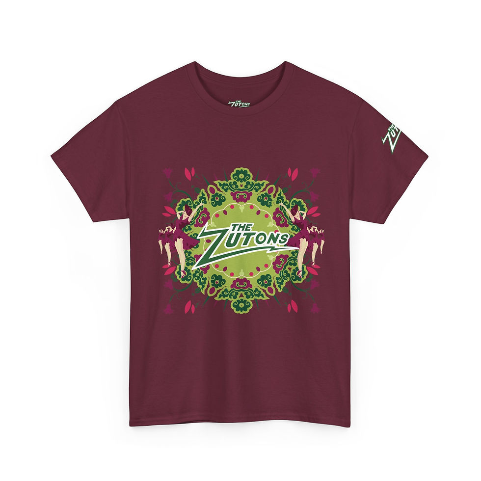 Thumbnail: The Zutons Green Graphic Unisex Heavy Cotton Tee