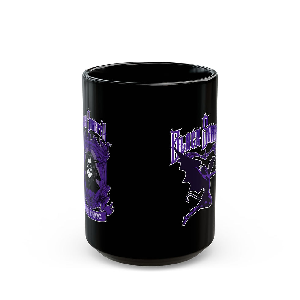Thumbnail: Black Sabbath Ozzy Black Mug Gothic Art