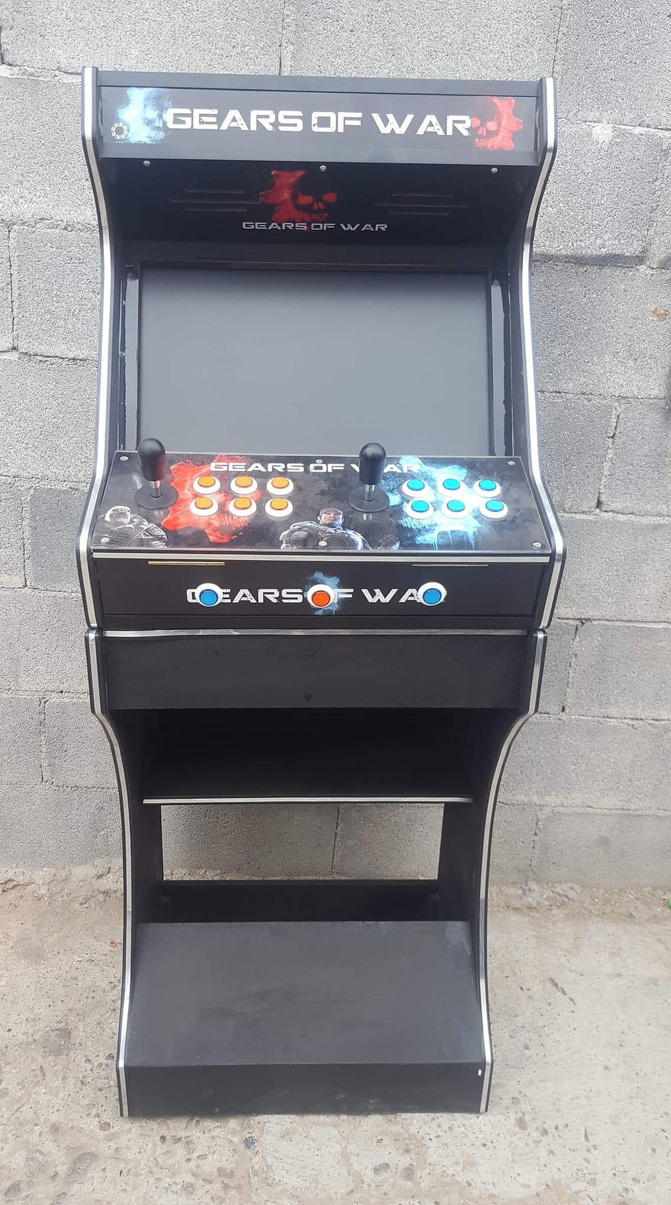 Thumbnail: Custom Made 19"/21" Bartop Arcade and matching stand, 36,000 Games, Hypermax
