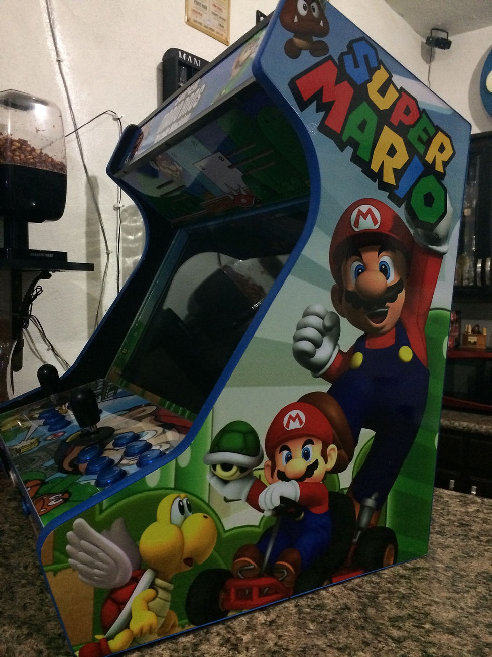 Thumbnail: 19"/21" Super Mario Bartop Arcade with Hypermax -  36,000 Games