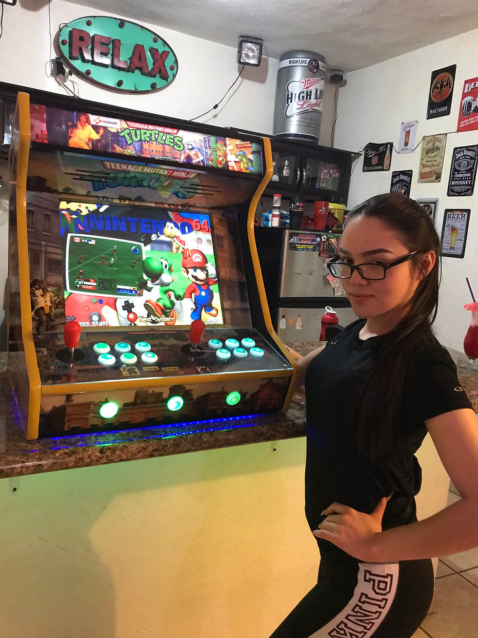 Thumbnail: 19"/21" Ninja Turtles Bartop Arcade with Hypermax - 36,000 Games