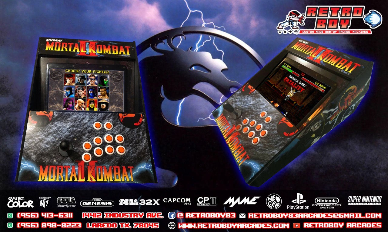 SELFISH BOY Mortal Kombat Arcade Machine with 12000 Games