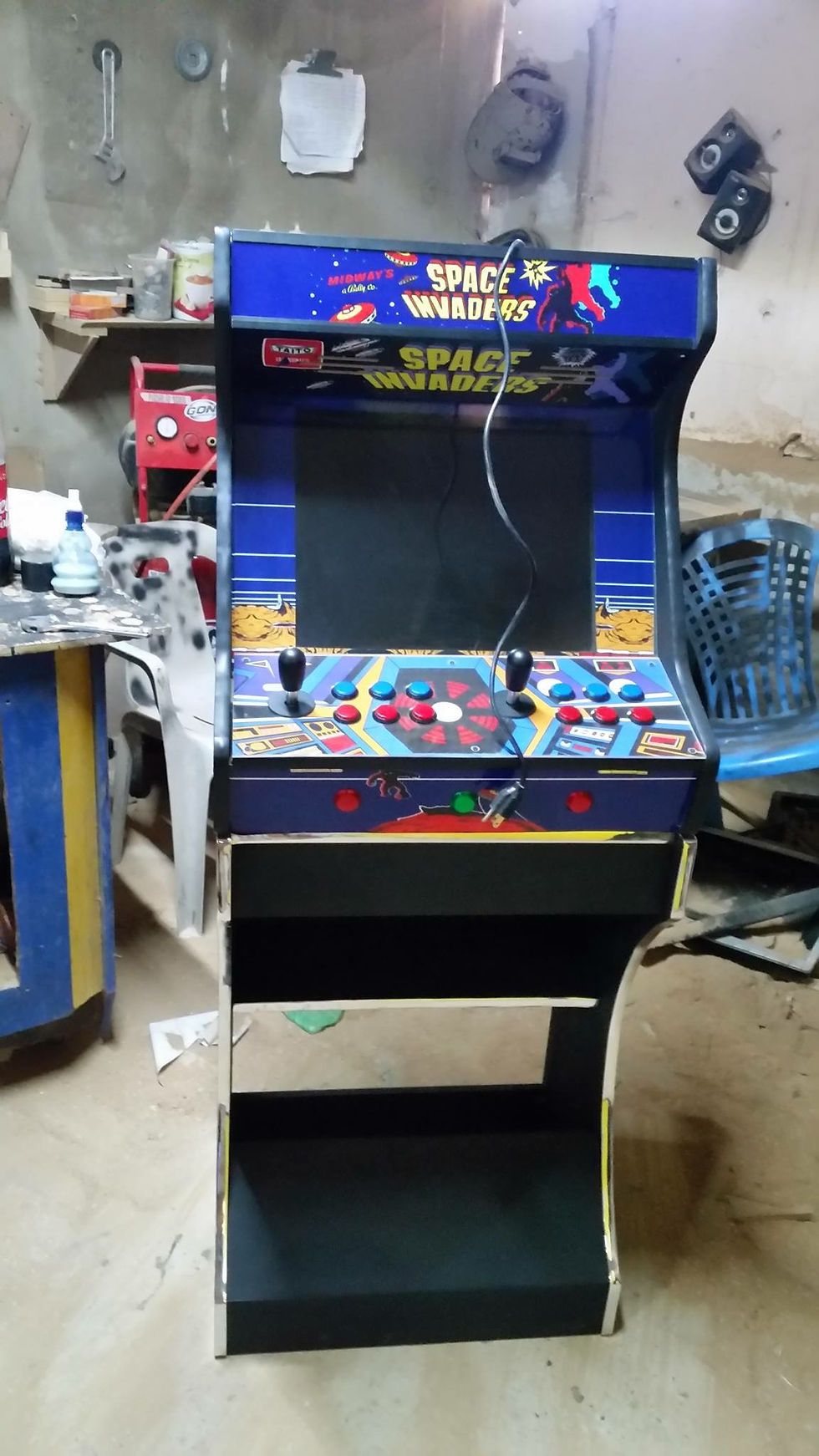 Thumbnail: 19"/21" Space Invaders Bartop Arcade with Matching Stand & up to 36,000 games