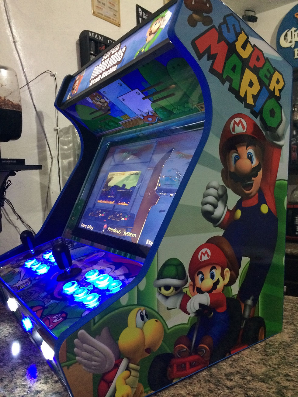 Thumbnail: 19"/21" Super Mario Bartop Arcade with Hypermax -  36,000 Games