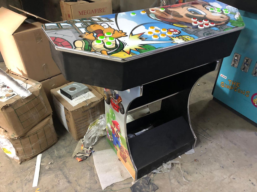 Thumbnail: SUPER MARIO BROS 4 Player Arcade Pedestal, with 36,000 Games & 80 Consoles