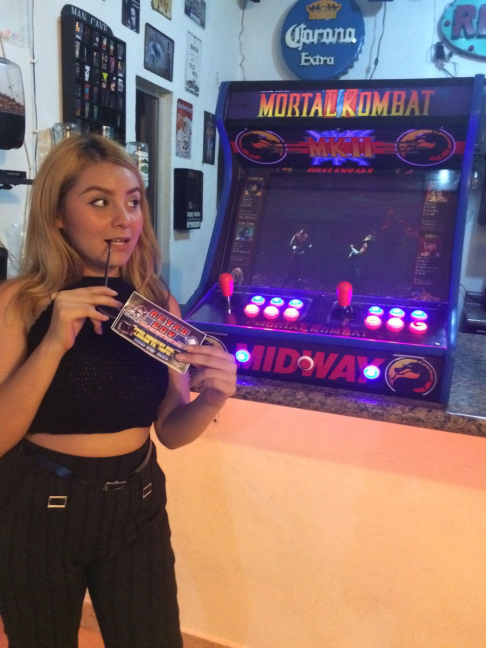 Thumbnail: 19"/21" Mortal Kombat Bartop Arcade with Hypermax -  36,000 Games