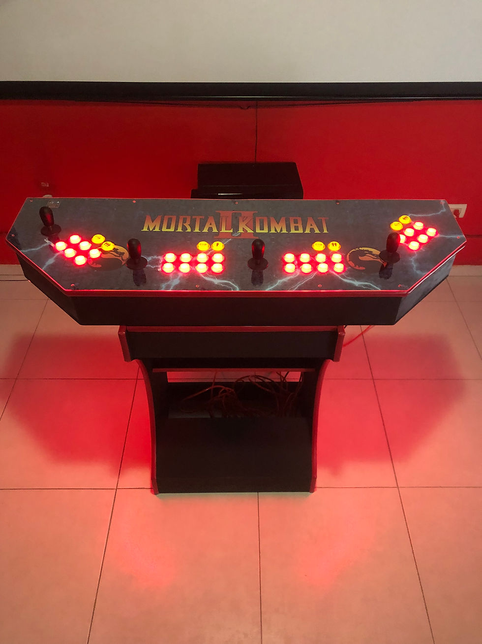 Thumbnail: Mortal Kombat II 4 Player Arcade Pedestal with 36,000 games & 80 consoles