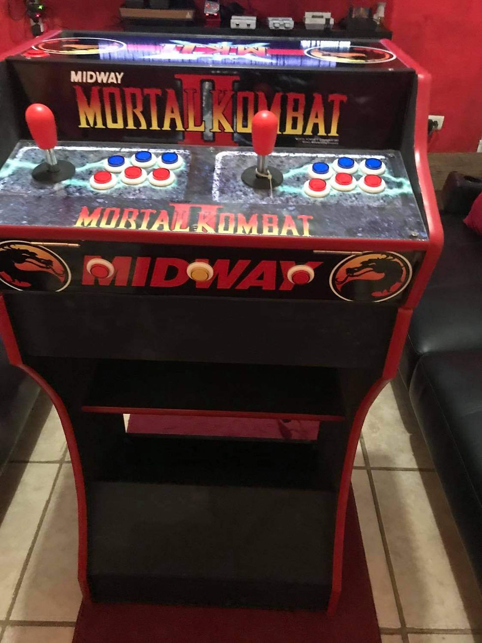 Thumbnail: Mortal Kombat II, 2 Player Arcade Pedestal with 36,000 games