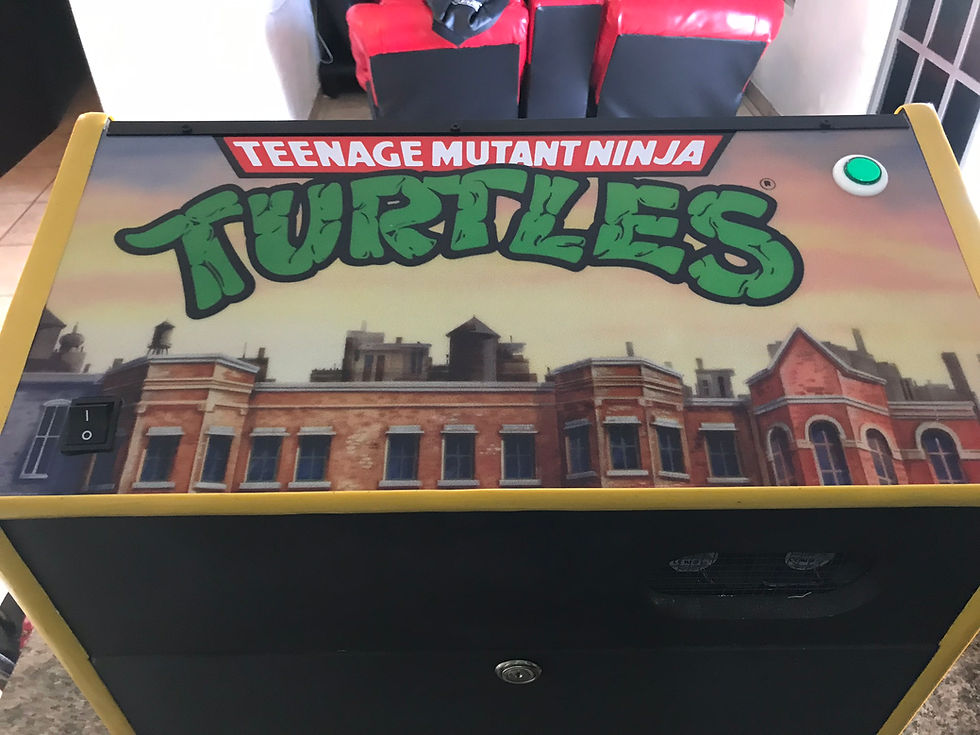Thumbnail: 19"/21" Ninja Turtles Bartop Arcade with Hypermax - 36,000 Games