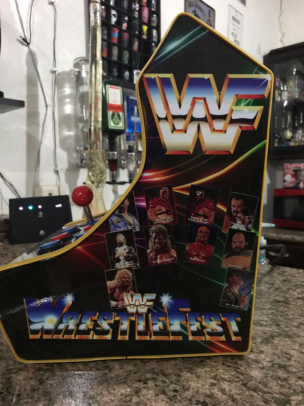Thumbnail: 10" WWF Mini Arcade Machine, with 8,000 games, Hyperspin