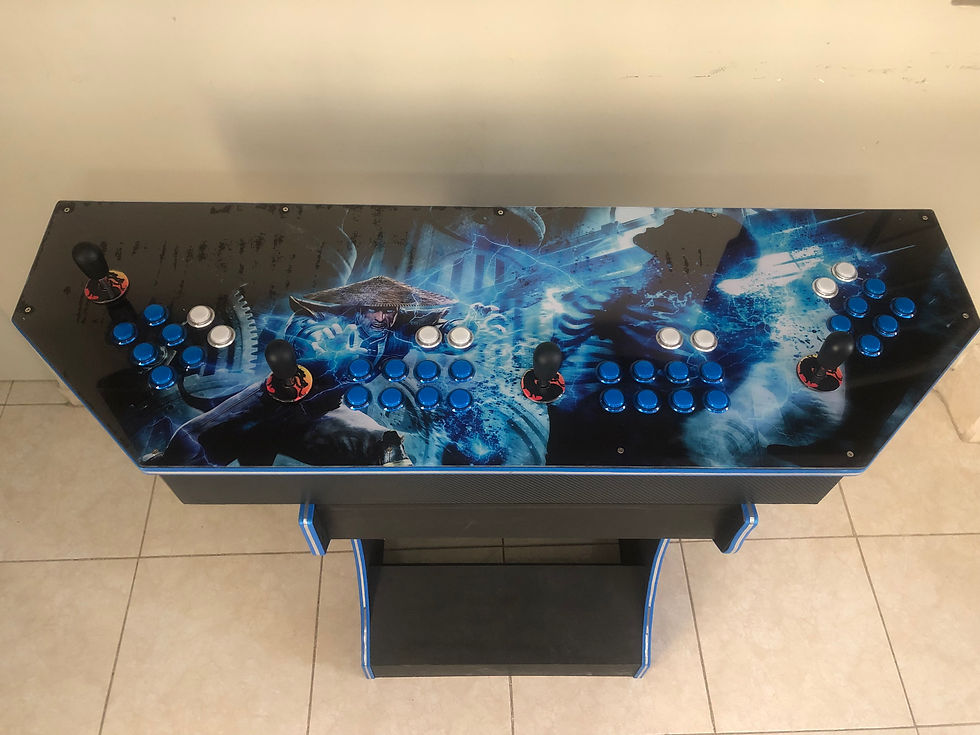 Thumbnail: Mortal Kombat Blue Edition 4 Player Arcade Pedestal with 36,000 games & 80 cons
