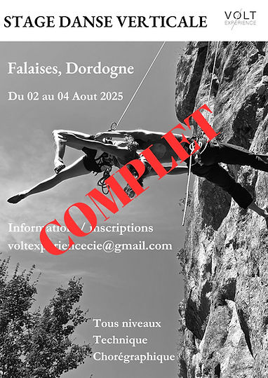STAGE DANSE VERTICALE Falaises,2025 COMPLET