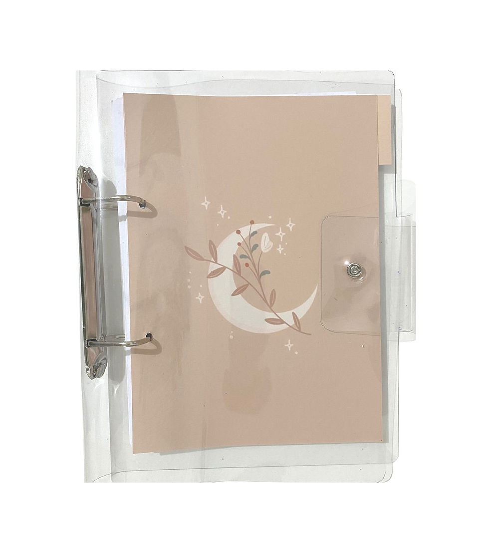 Miniatura: Caderno Fichário Moon