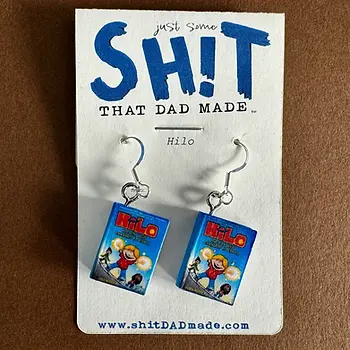 Book Earrings