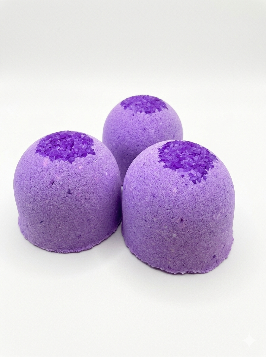 Black Raspberry Vanilla Bath Bomb Bonbon