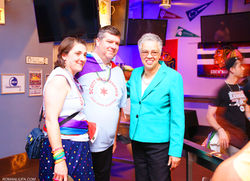Cook County President Toni Preckwinkle at Chicago Pride Parade