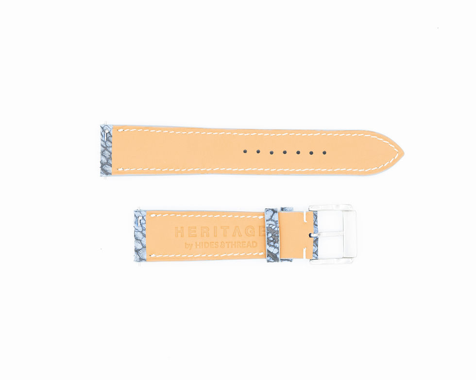 Thumbnail: Limited Edition Ostrich Leg Leather Watch Strap