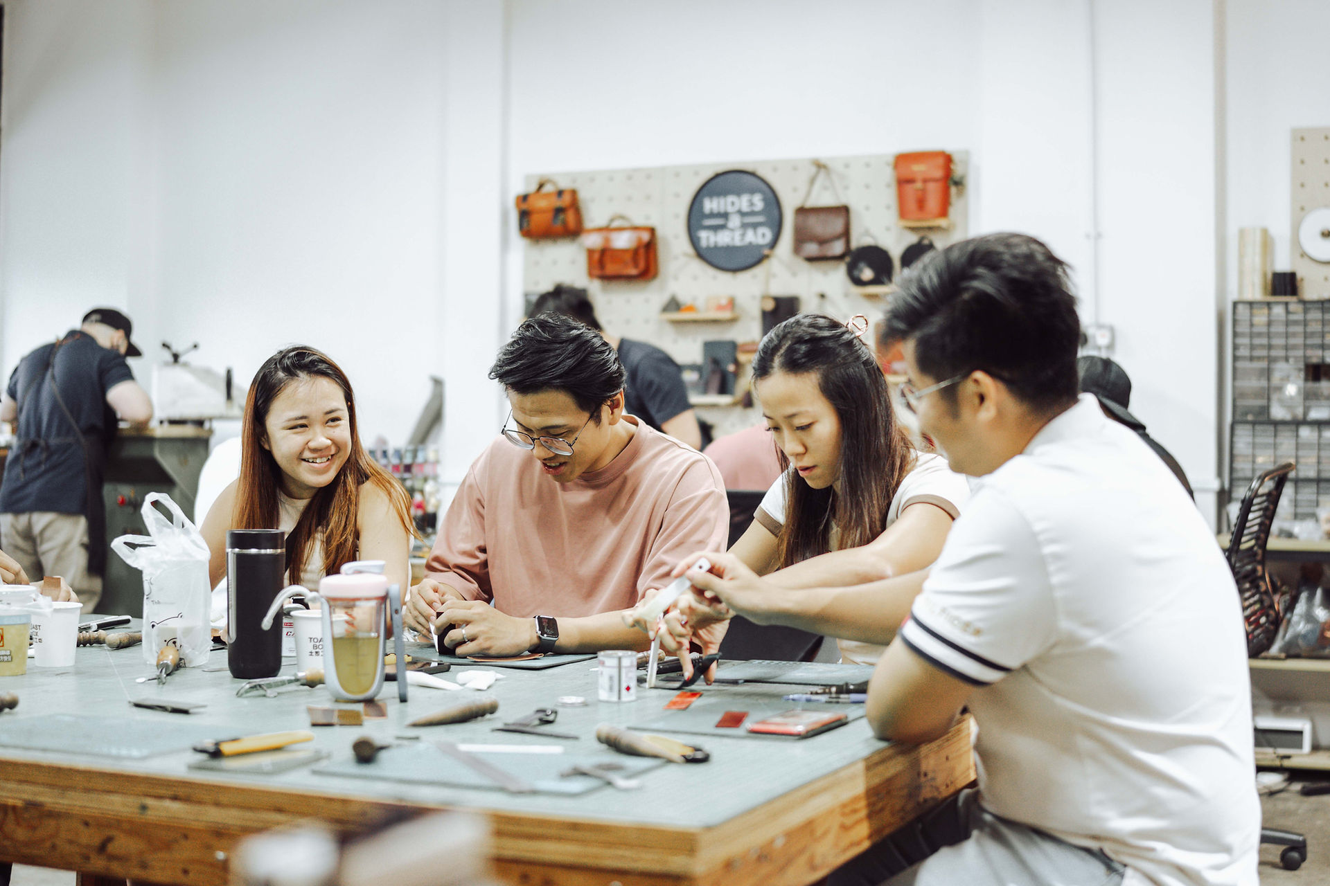 Strap making workshop
