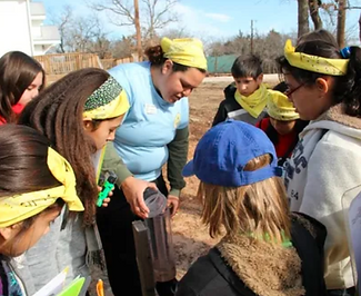 Group Watching a Demonstration About Weather