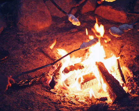 Smores at a Campfire