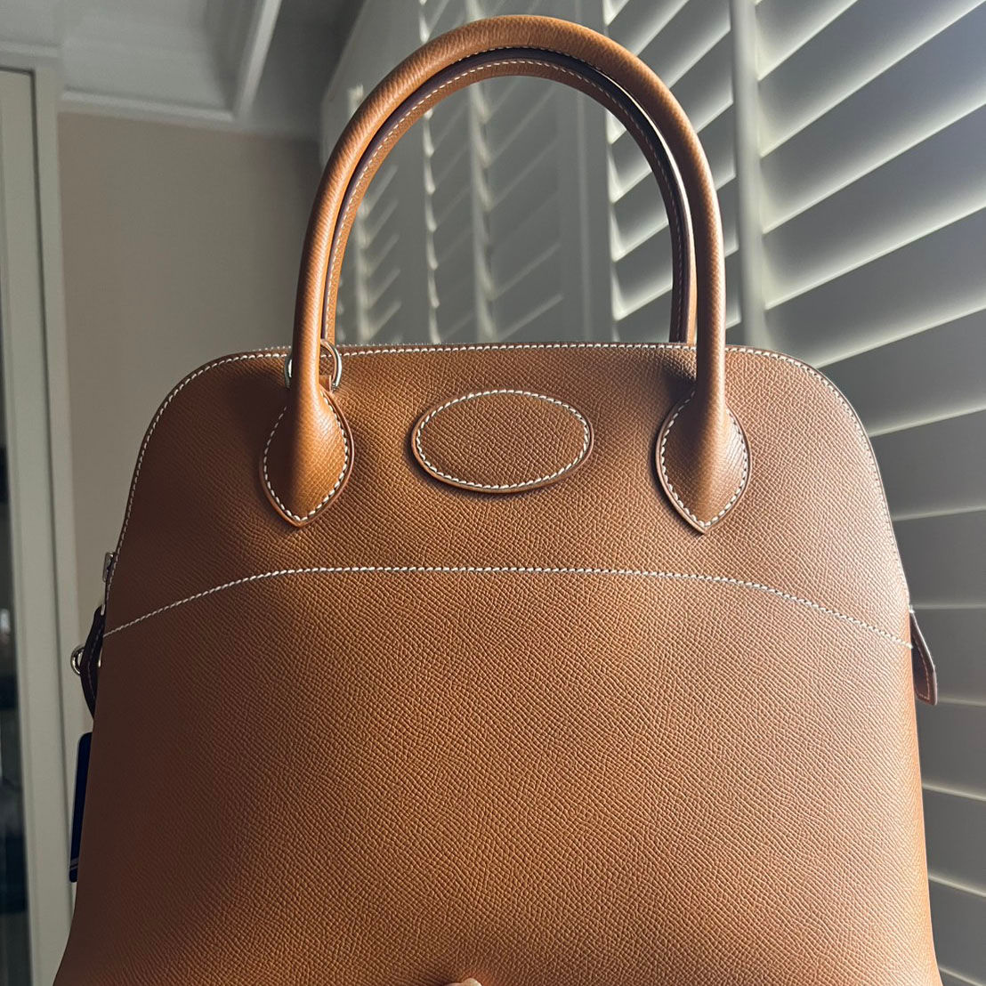 Hermes bolide31金棕銀扣