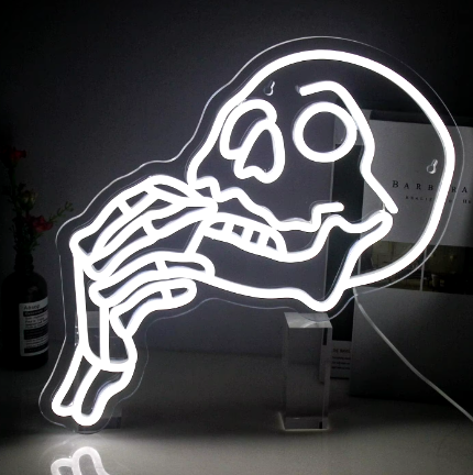 Skeleton LED sign for Halloween Lighting Decor