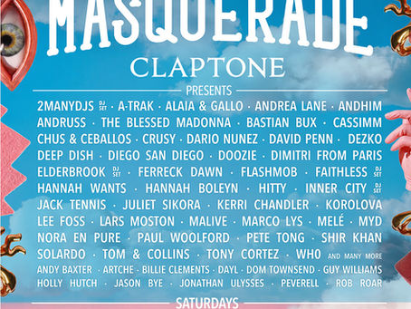 CLAPTONE’S ‘THE MASQUERADE’ UNVEILS A-Z ARTISTS AT CHINOIS IBIZA