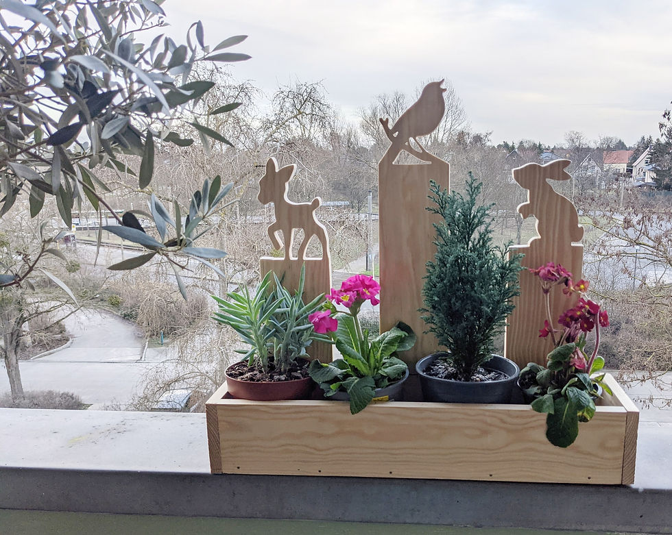 Miniaturbild: personalisierte Blumenkasten aus HOLZ